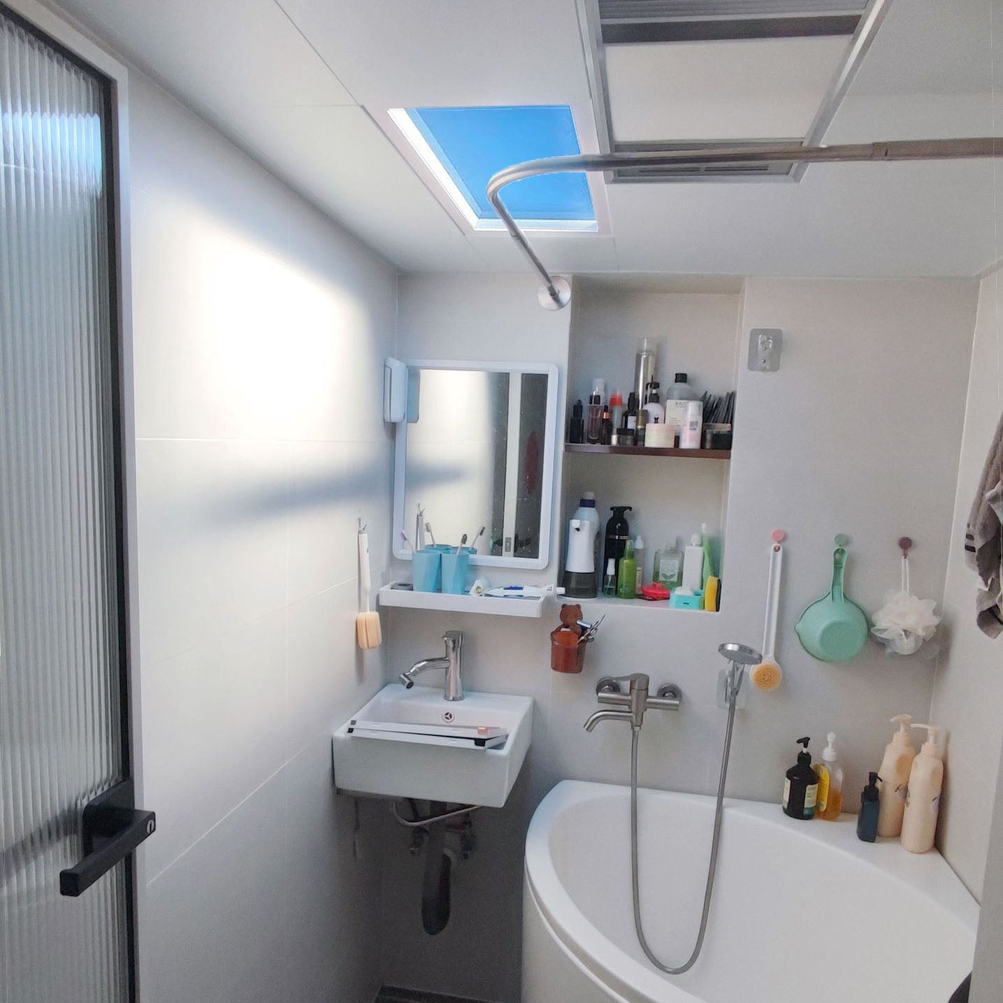 Daglichtlamp Plafond LED Ingebouwd Metaal 60x30cm Woonkamer Slaapkamer Hemelraam Daglicht Simulatie Smart Tuya Dimbaar | Sansoti