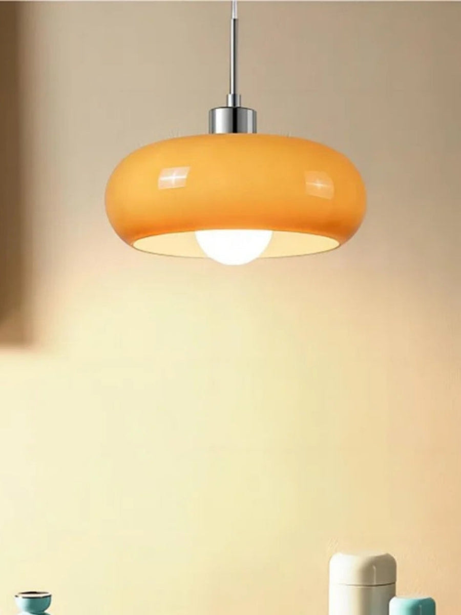 Bauhaus Glazen Hanglamp Metaal 11cm Nordic Design Eetkamer Keuken | Sansoti