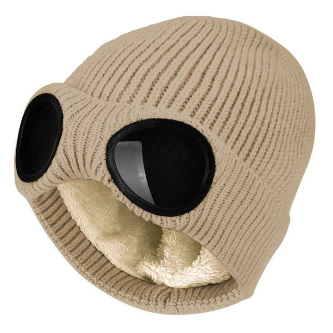 Gebreide Wintermuts met Opklapbare Bril Unisex Warm Winddicht Polyester Elastisch Skiën Outdoor One Size | Sansoti