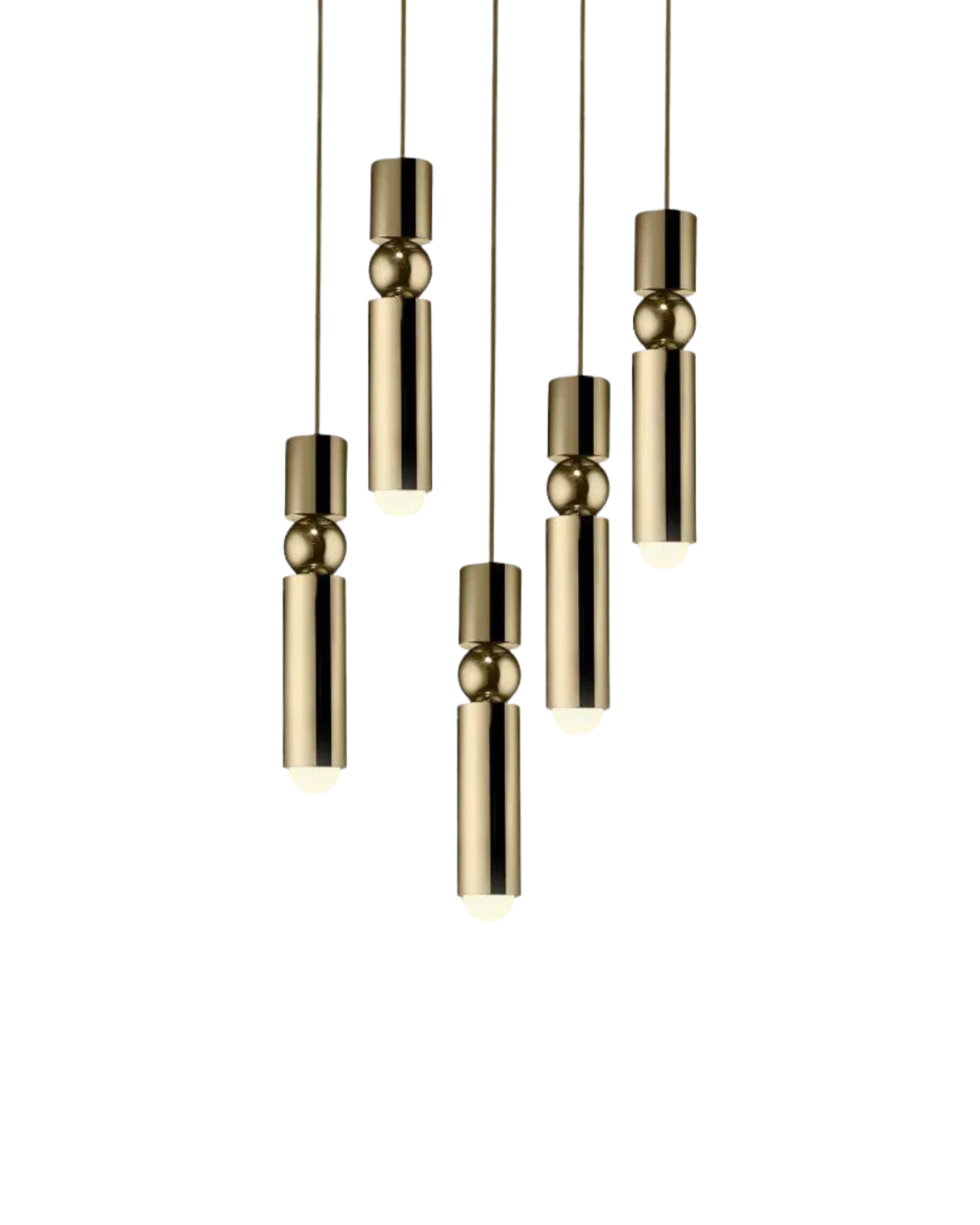 Sculptuurlamp Hanglamp met Vloeiende Vormen Zwart Goud Zilver 1-3-5 Lichtpunten Modern Design Eetkamer Woonkamer Slaapkamer Verlichting | Sansoti