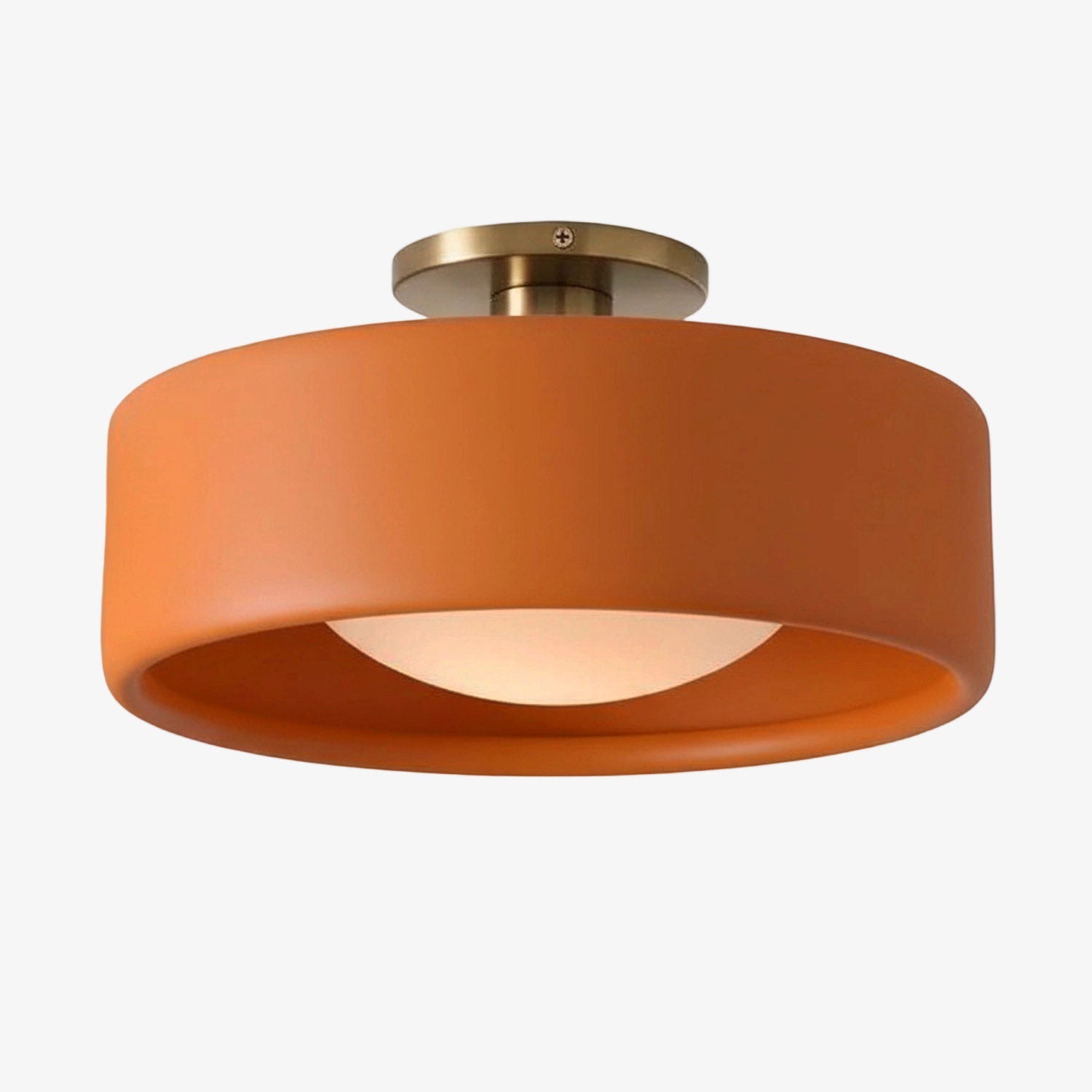 Porseleinen Plafondlamp met Strakke Montage – Moderne Lage Profiellamp Keramiek Opbouwverlichting | Sansoti