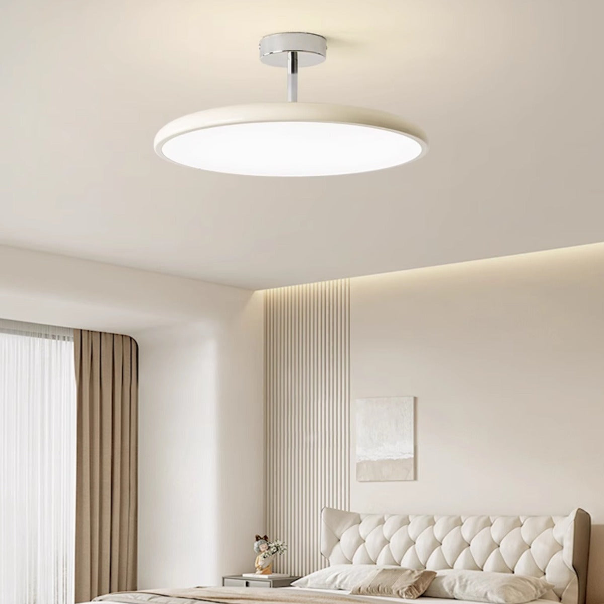 Deckenleuchte Metall Acryl Rund LED Dimmbar Schlafzimmer Wohnzimmer Esszimmer Retro-Stil Stimmungsbeleuchtung | Sansoti