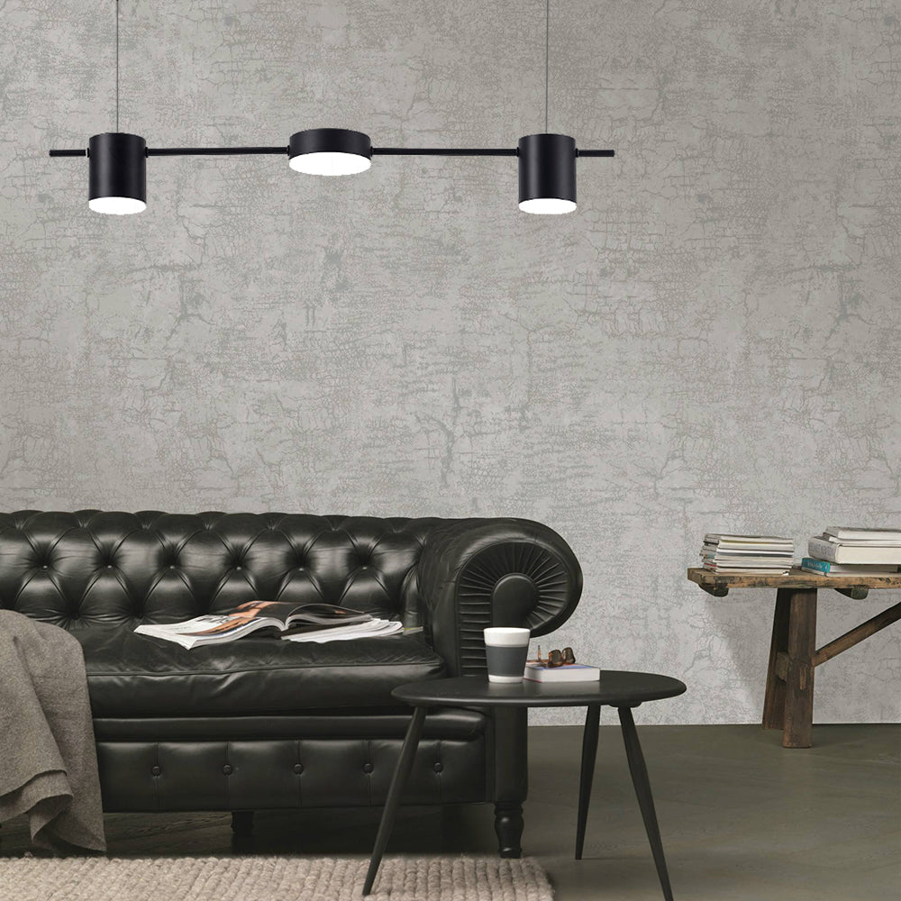Hängeleuchte Aluminium Schwarz Gold LED 3 5 6 Flammig Küche Wohnzimmer Esszimmer Deckenlampe Strahler Industrial Modern | Restfield