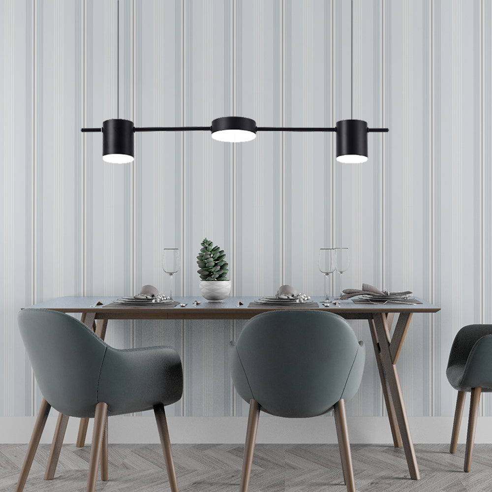 Hängeleuchte Aluminium Schwarz Gold LED 3 5 6 Flammig Küche Wohnzimmer Esszimmer Deckenlampe Strahler Industrial Modern | Restfield