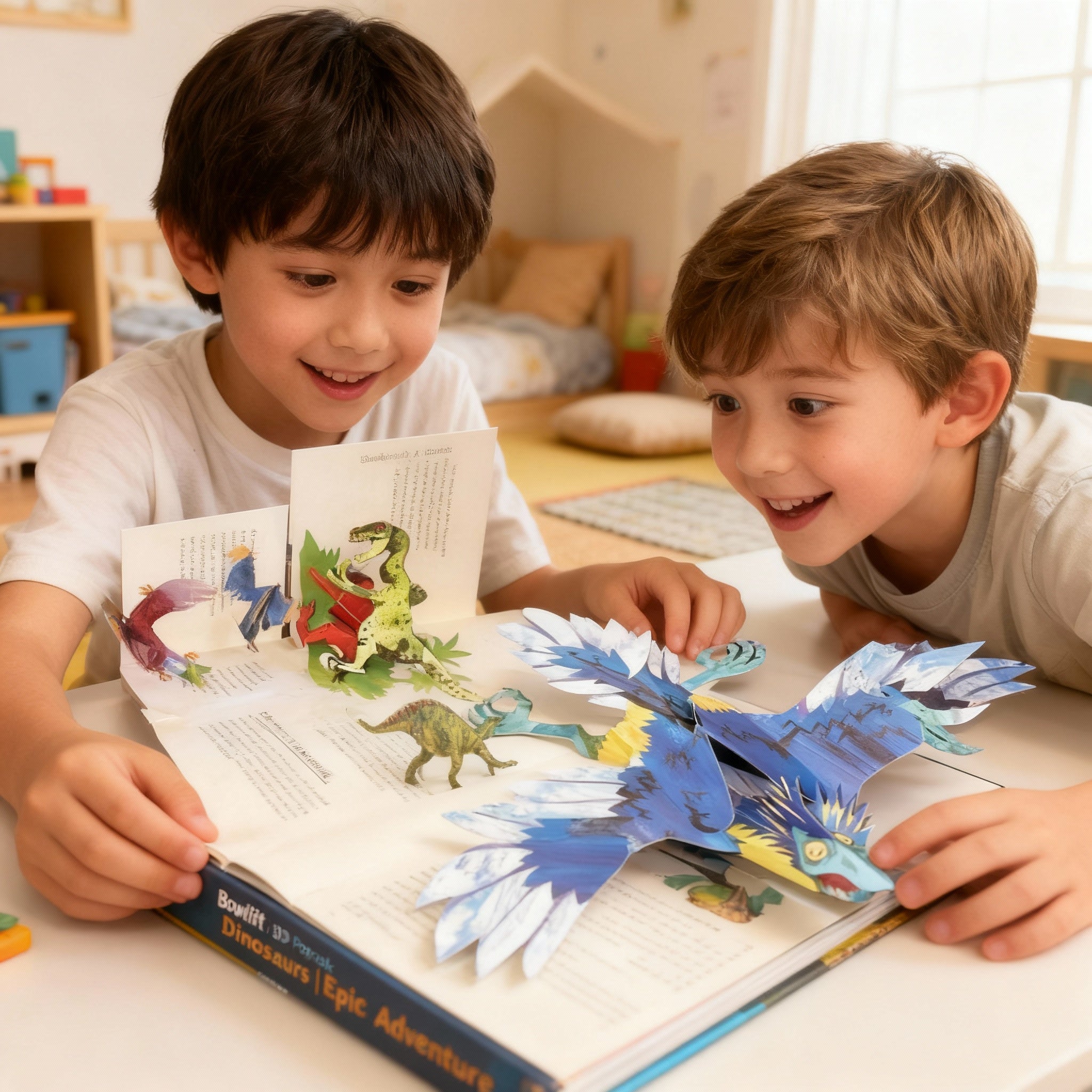 3D Pop-up Boek Dinosaurus – Interactief Kinderboek met Pop-up Scènes – Educatief Prentenboek Prehistorie | Sansoti