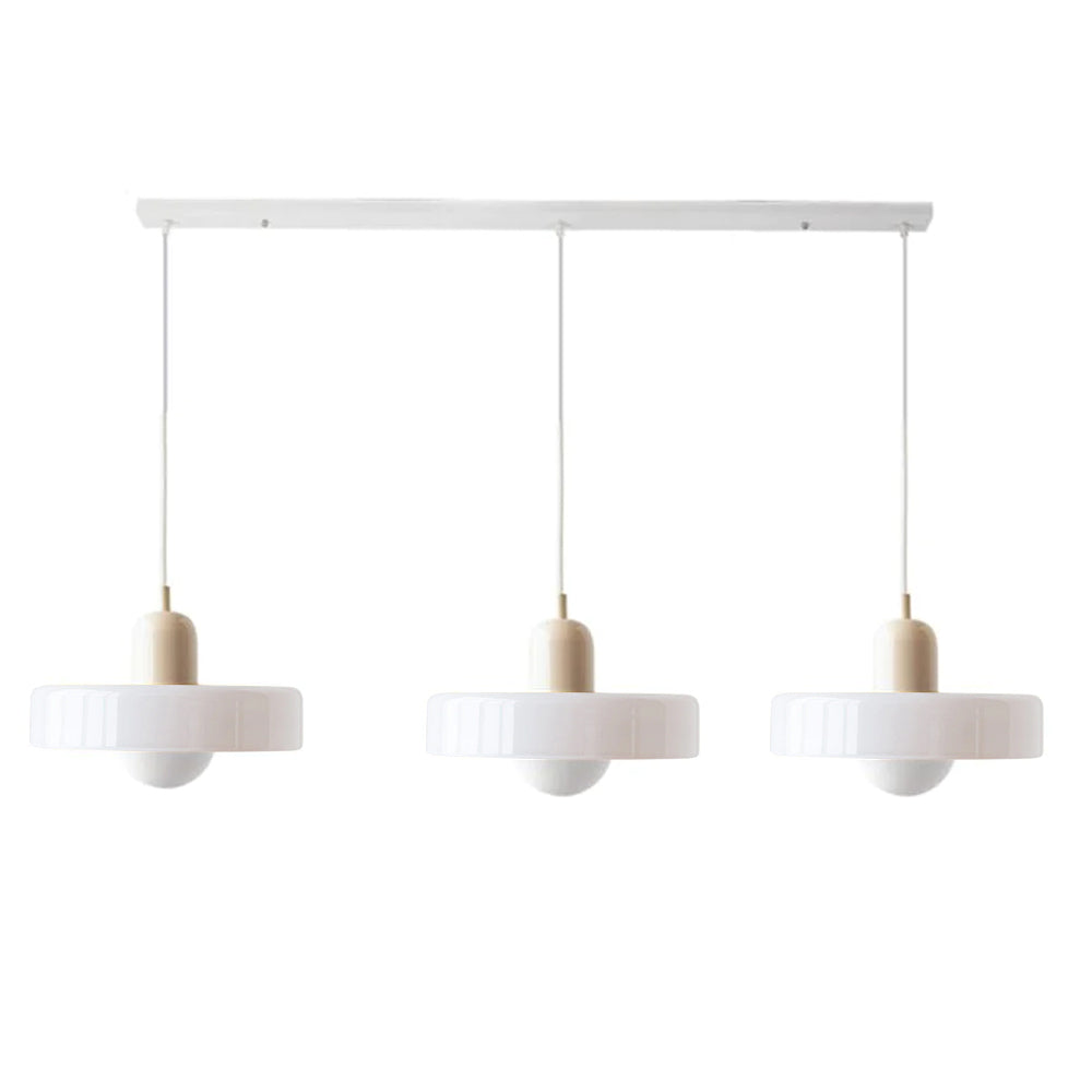 Luccon Triple Hanglamp Glas G9 Retro Kleuren Eettafel Woonkamer Design Verlichting Meerlamp | Sansoti