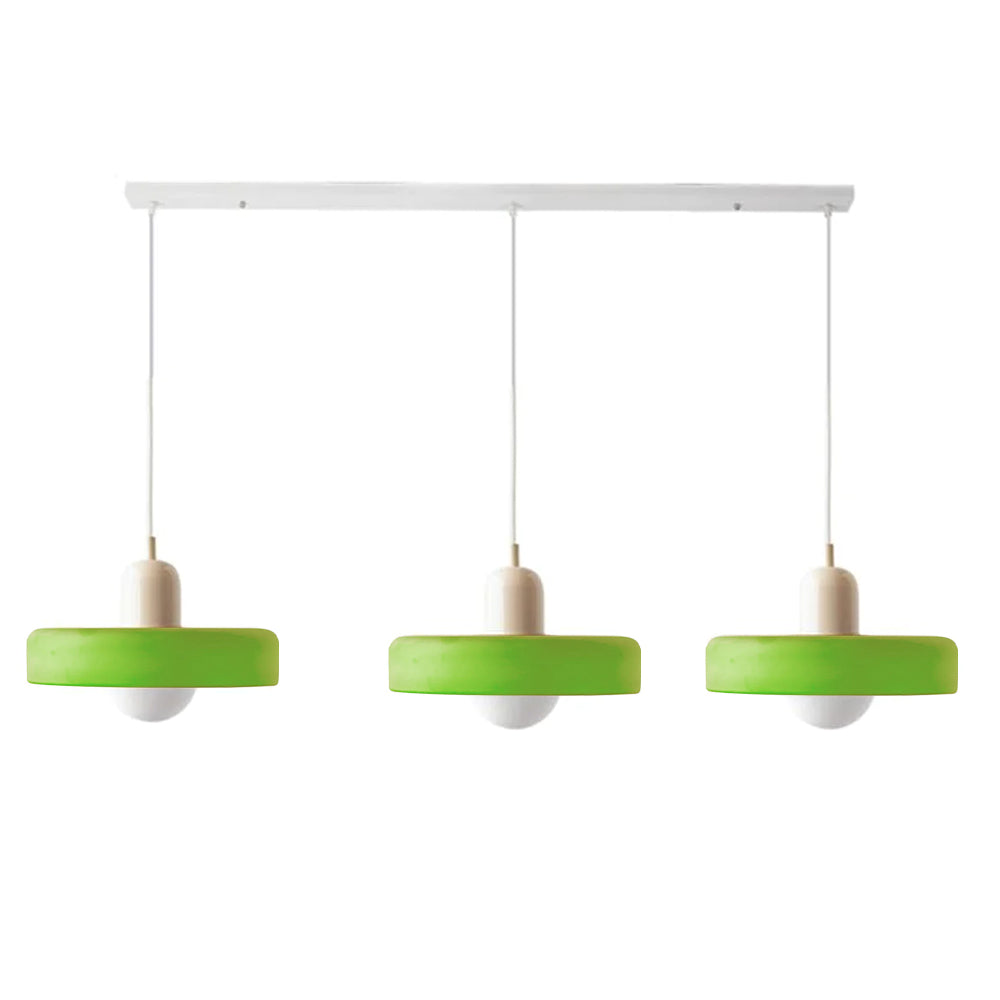 Luccon Triple Hanglamp Glas G9 Retro Kleuren Eettafel Woonkamer Design Verlichting Meerlamp | Sansoti