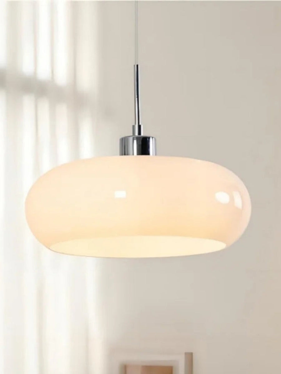 Bauhaus Glazen Hanglamp Metaal 11cm Nordic Design Eetkamer Keuken | Sansoti