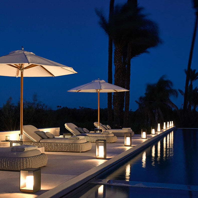 Lampe d’extérieur LED, éclairage de jardin résistant à l’eau, design moderne, éclairage d’allée et de terrasse, 30-60cm | Sansoti