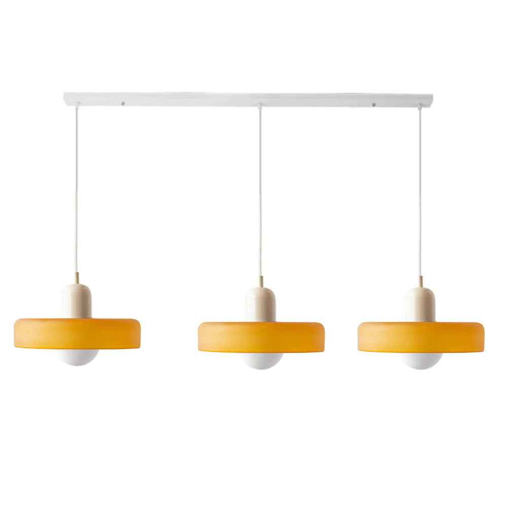 Luccon Triple Hanglamp Glas G9 Retro Kleuren Eettafel Woonkamer Design Verlichting Meerlamp | Sansoti