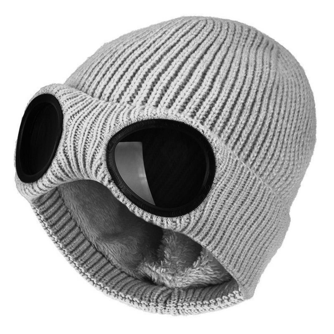 Gebreide Wintermuts met Opklapbare Bril Unisex Warm Winddicht Polyester Elastisch Skiën Outdoor One Size | Sansoti