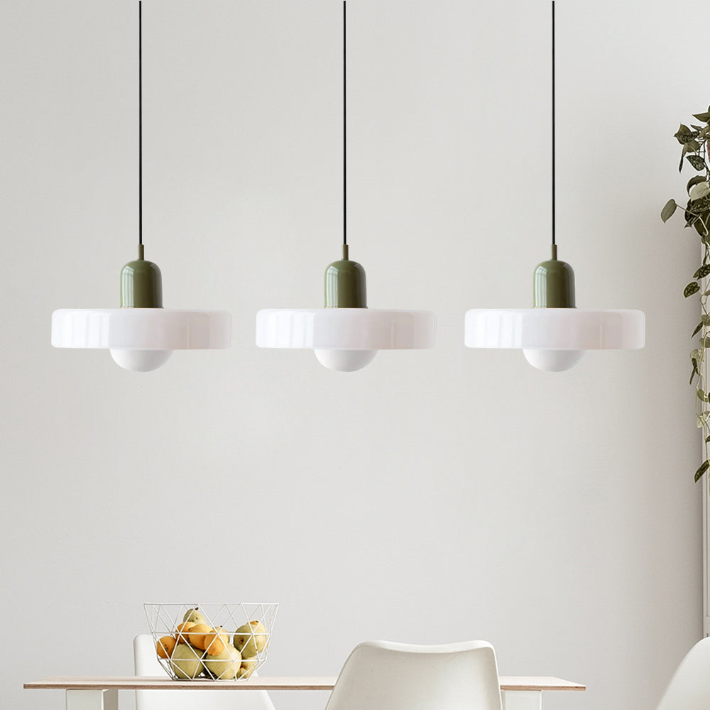 Luccon Triple Hanglamp Glas G9 Retro Kleuren Eettafel Woonkamer Design Verlichting Meerlamp | Sansoti
