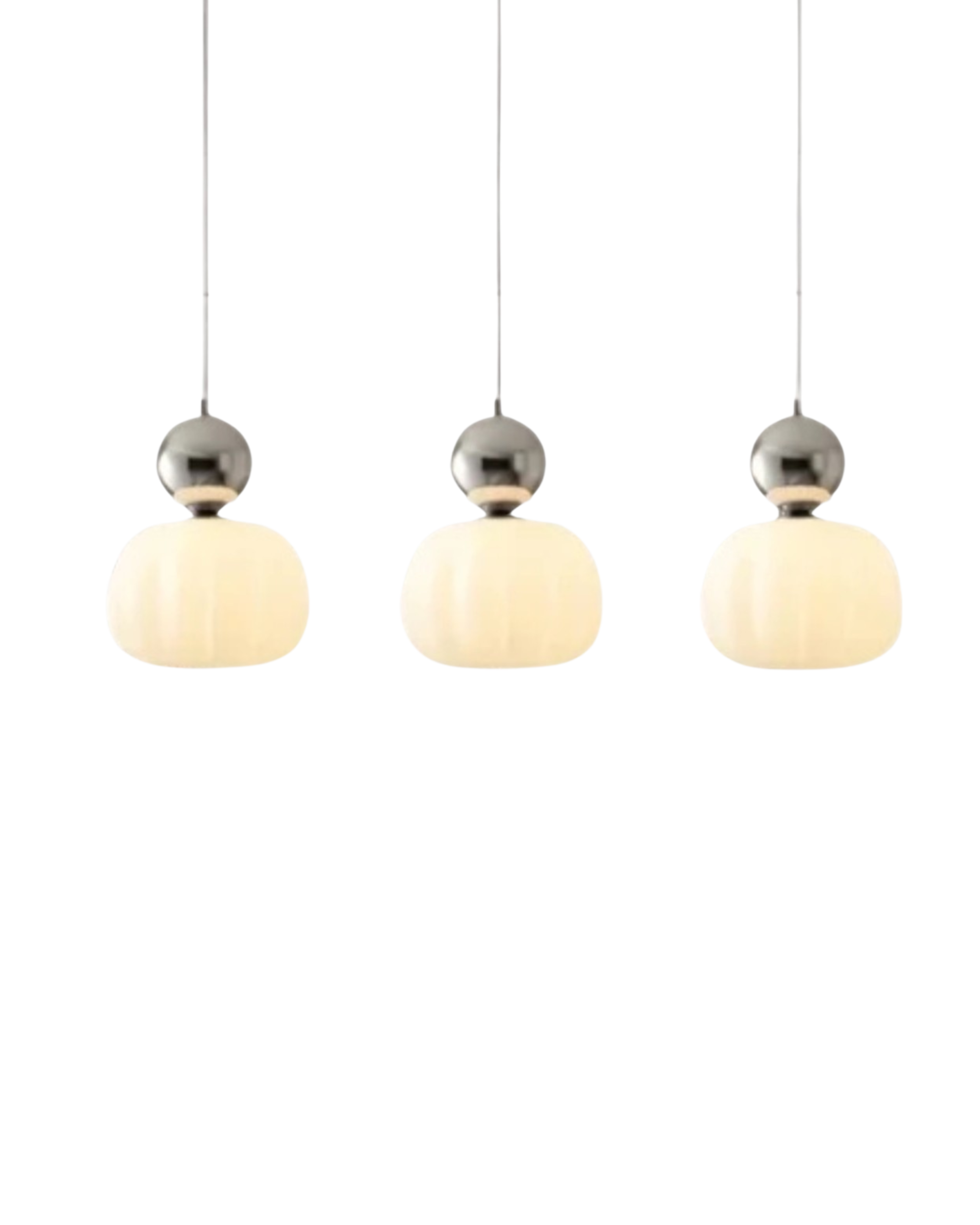 Art Deco Hanglamp Sculptuur met Warme Gloed voor Woonkamer Eetkamer | Sansoti