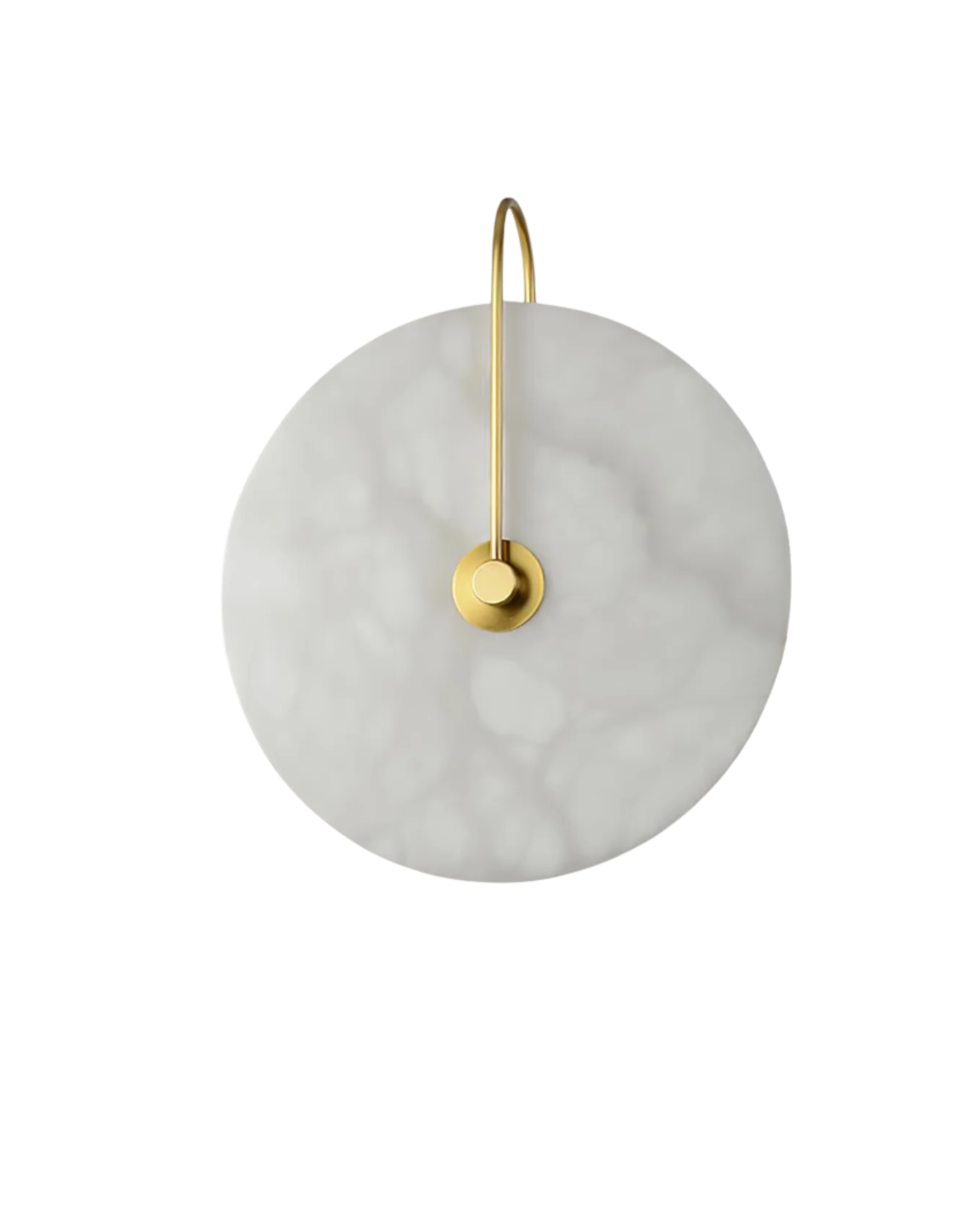Ronde LED Wandlamp Acrylaat 20-25cm Zwart Goud Warm Licht Slaapkamer Hal | Sansoti