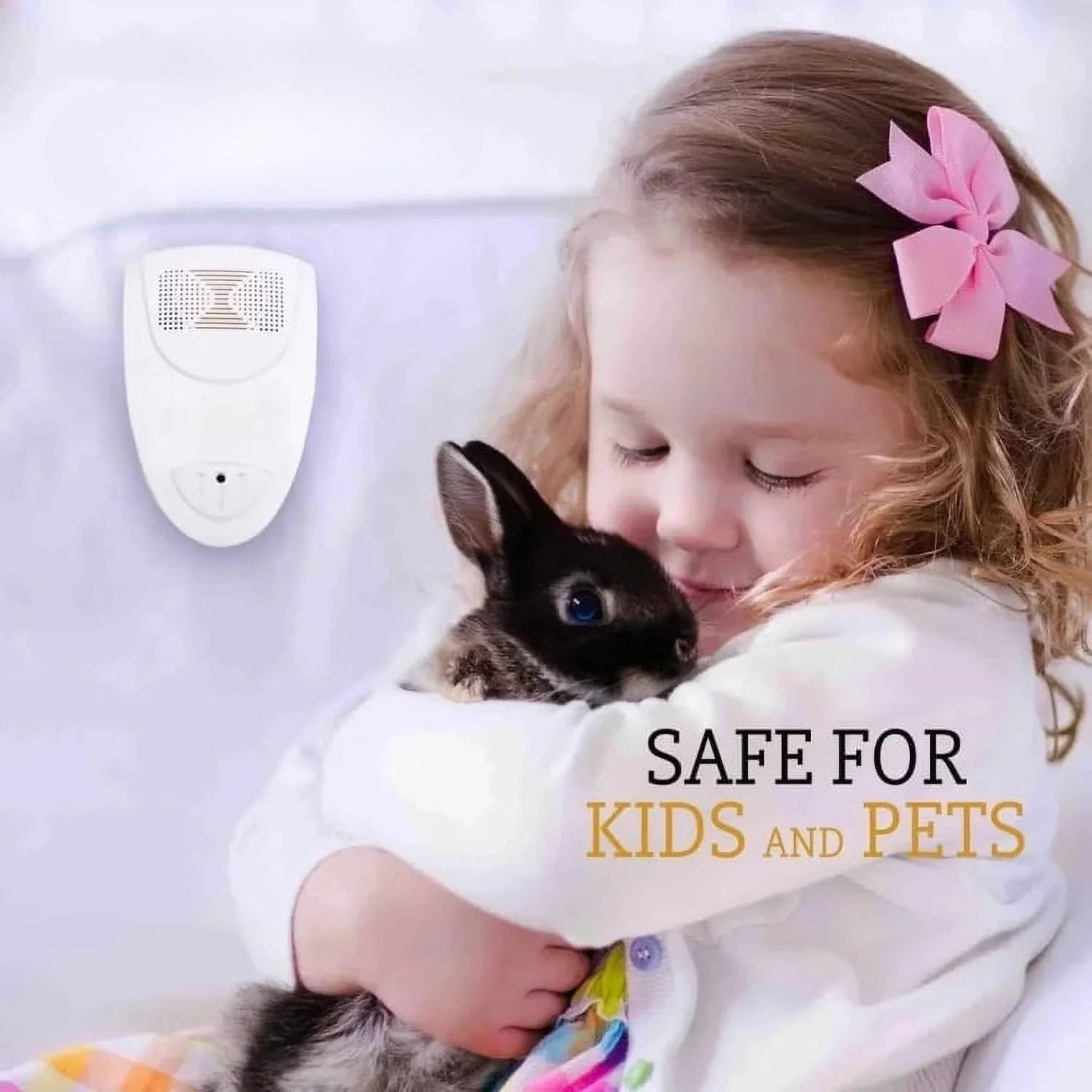 Répulsif à ultrasons contre les punaises de lit pour toute la pièce, sans danger pour les enfants et les animaux domestiques, efficace | Sansoti