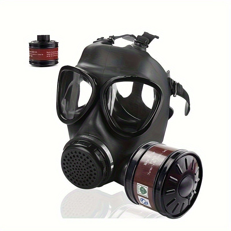 Volgelaatsgasmasker met 40mm Actief Koolfilter voor Optimale Bescherming tegen Chemische Stoffen en Stof | Sansoti