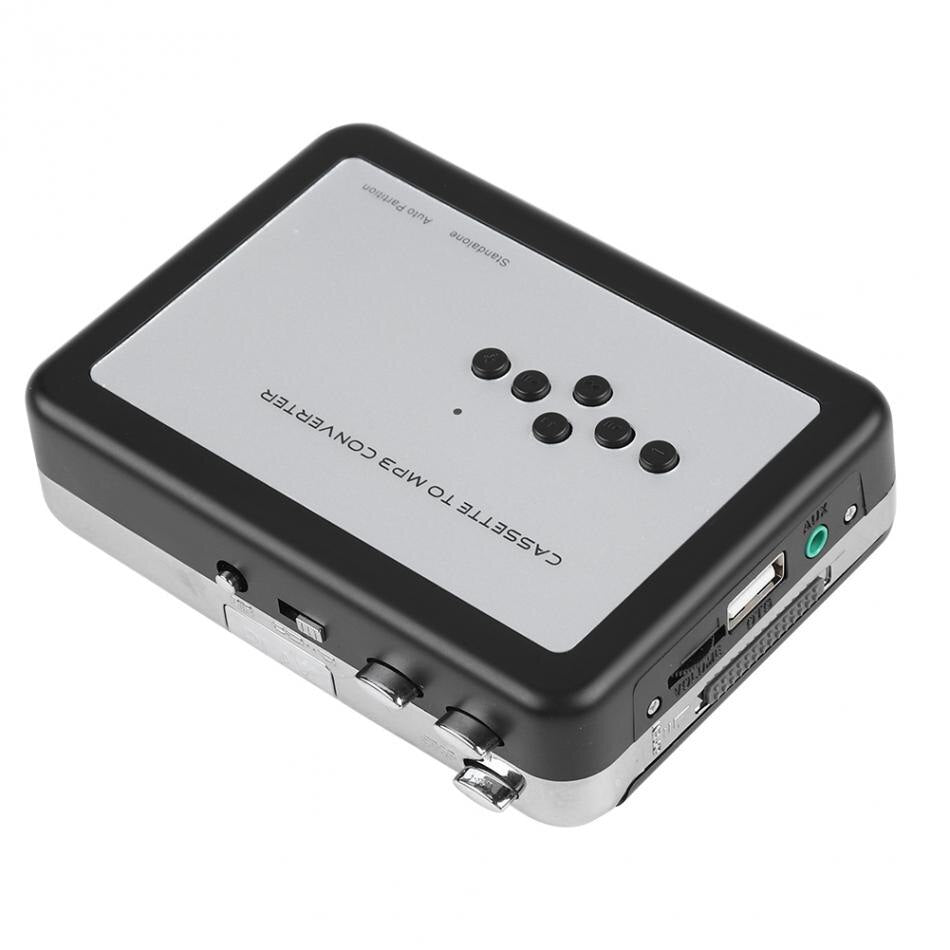 Convertisseur de cassette vers USB, lecteur de musique portable et appareil d’enregistrement avec casque, audio stéréo 128 Kbit/s | Sansoti