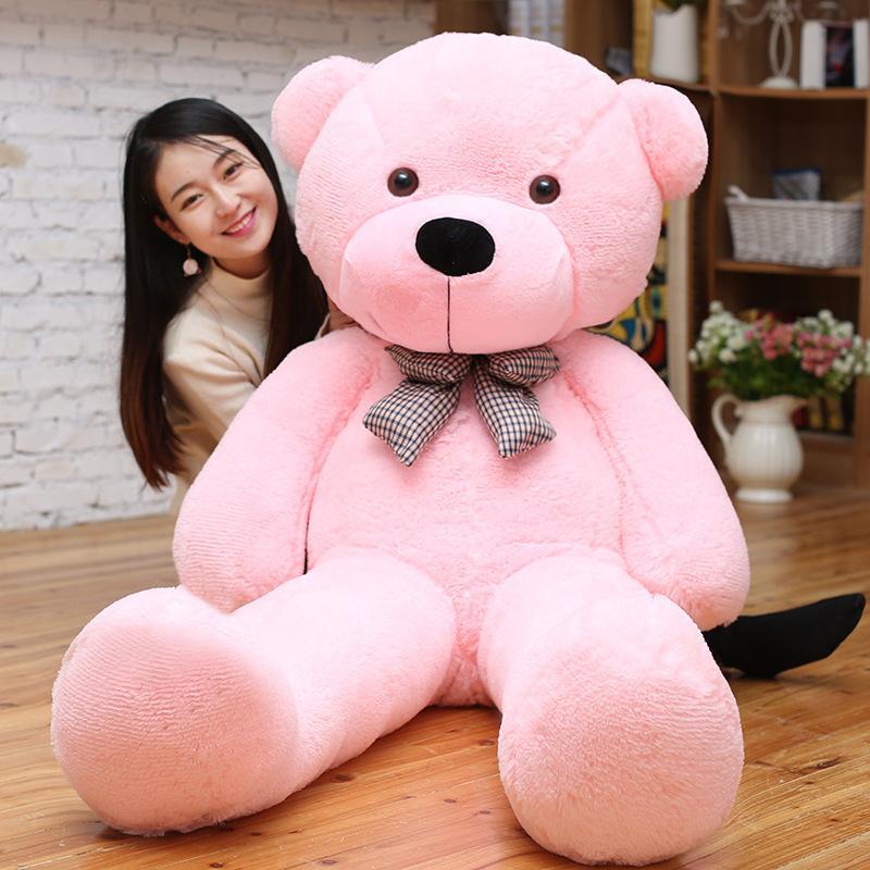 Großer Teddybär XXL 100–200 cm Weicher Plüsch-Teddybär Kinderzimmerdekoration Kuscheltier Spielzeug Geschenk | Sansoti