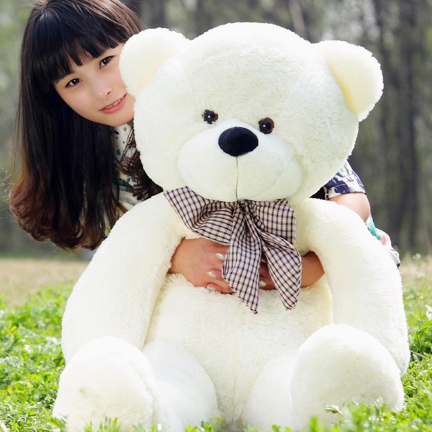 Großer Teddybär XXL 100–200 cm Weicher Plüsch-Teddybär Kinderzimmerdekoration Kuscheltier Spielzeug Geschenk | Sansoti