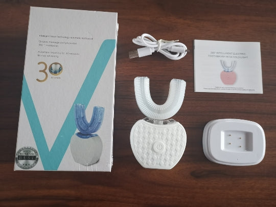 Automatische U-Vormige Elektrische Tandenborstel Siliconen 360° Mondverzorging Waterdicht IPX7 | Sansoti