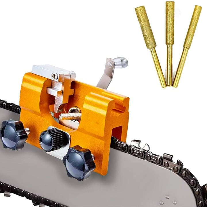 Handmatige Kettingzaagslijper Compact Gereedschap 30° Slijphoek Slijpen Onderhoud Precisie Zaagketting | Sansoti
