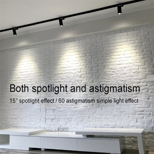 Schienenbeleuchtung LED Aluminium Schwarz Weiß 3-5 Spots Wohnzimmer Küche Flur Deckenstrahler Schienenstrahler Eingebettete LED Dimmbar | Restfield