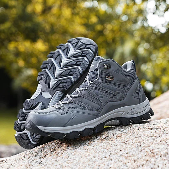 Wandellaarzen Uniseks Hoog Waterafstotend Demping Grip Leer Mesh Outdoor Hiking Enkelhoog Trekking Wandelschoenen | Sansoti