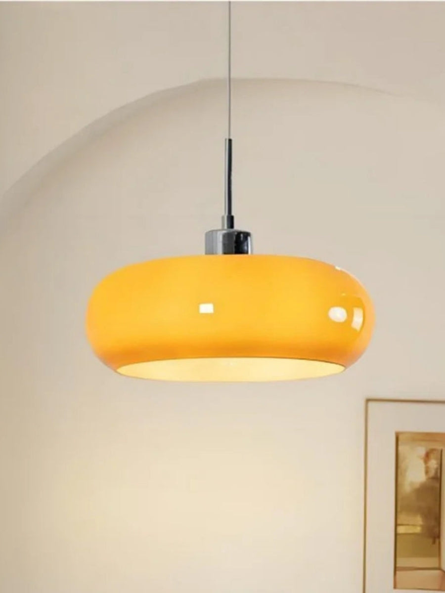 Bauhaus Glazen Hanglamp Metaal 11cm Nordic Design Eetkamer Keuken | Sansoti