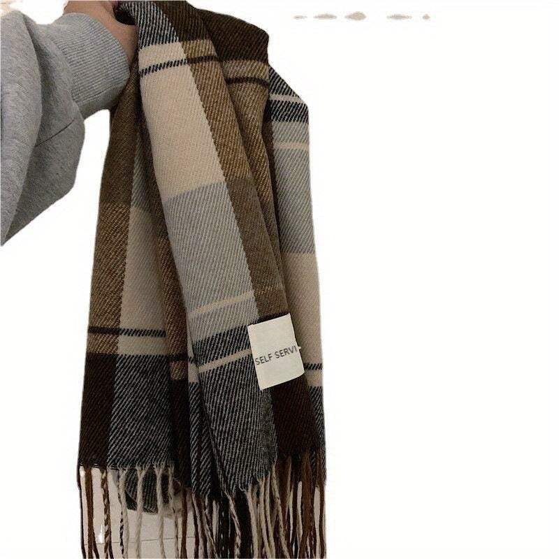 Seidenschal Merinowolle Klassisches Design Formelle Ausstrahlung Vielseitiger Stil Mehrfarbig Elegantes Accessoire | Sansoti