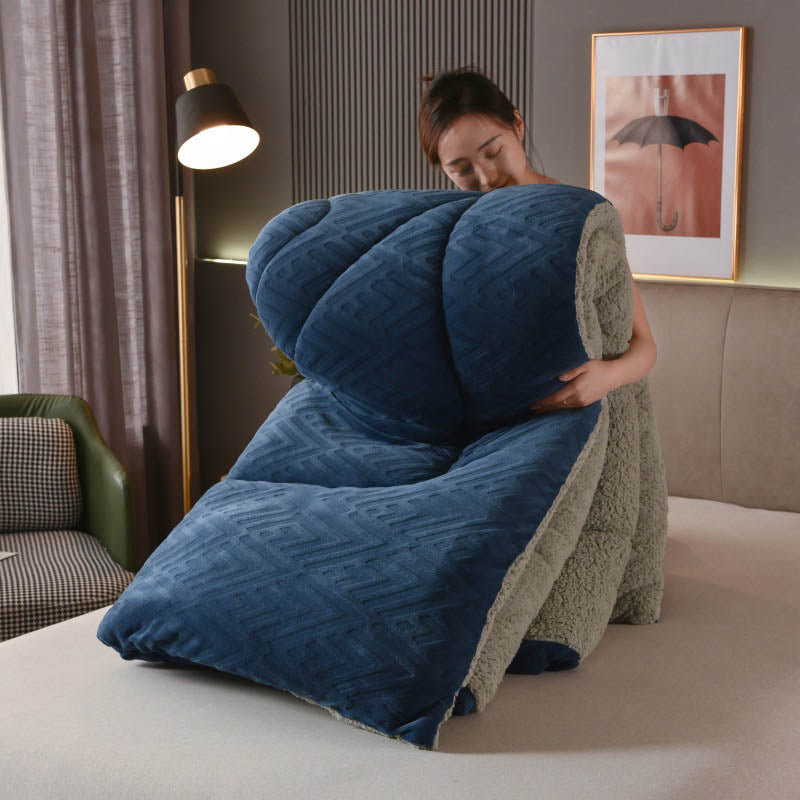 Dikke Sherpa Winterdeken met Quiltkern – Extra Warm, Zacht & Fluffy | Sansoti