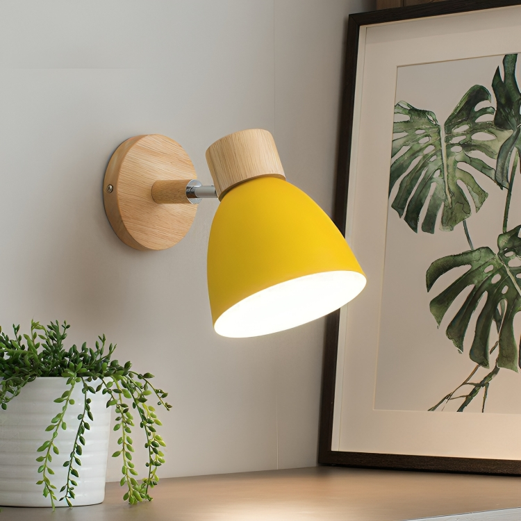 Minimalistische Wandlamp Metaal LED 8W Neutraal Wit Slaapkamer Woonkamer Scandinavische Sfeerverlichting | Sansoti