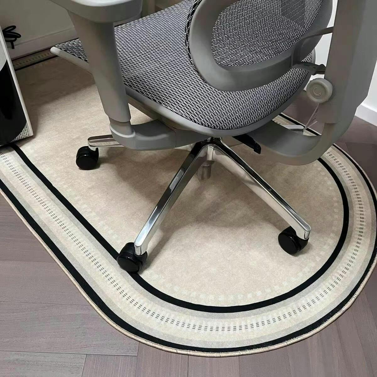Bureau Stoelmat met Antislip Onderzijde voor Bescherming van Vloeren | Sansoti