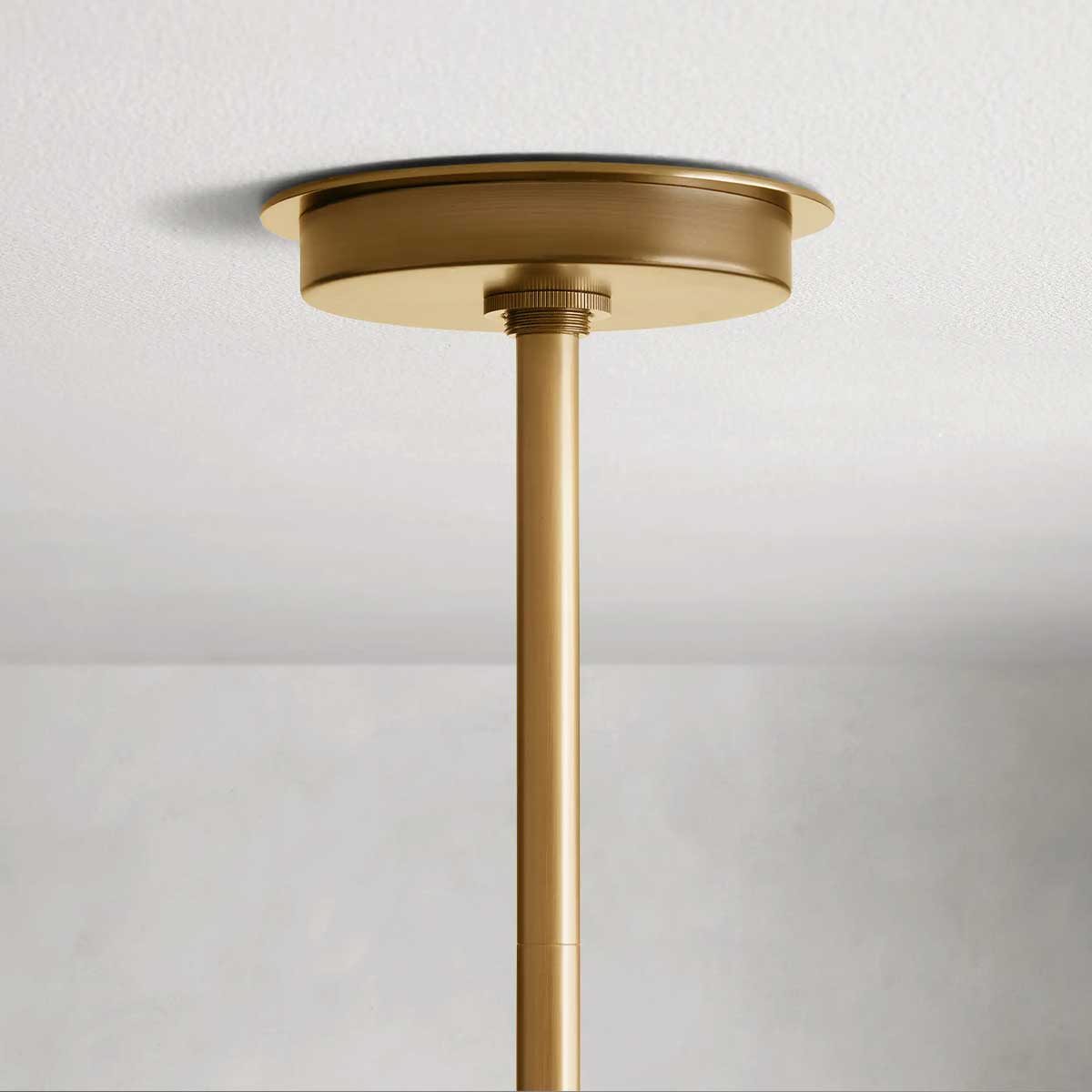 Suspension linéaire en verre opalin, 54-72 cm, laiton bronze, pour table à manger et îlot de cuisine, design industriel réglable | Sansoti