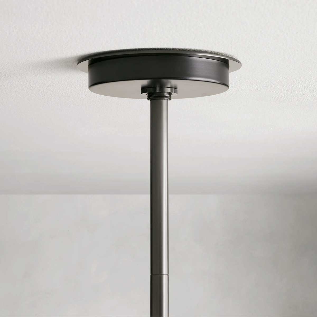 Suspension linéaire en verre opalin, 54-72 cm, laiton bronze, pour table à manger et îlot de cuisine, design industriel réglable | Sansoti