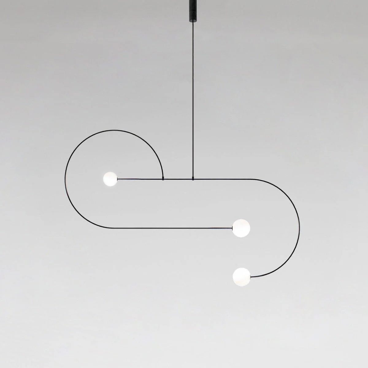 Mobiel Plafondlamp met Glazen Bollen – Modern Messing of Zwart Design – 9 Configuraties – G9 & G4 Fitting | Sansoti