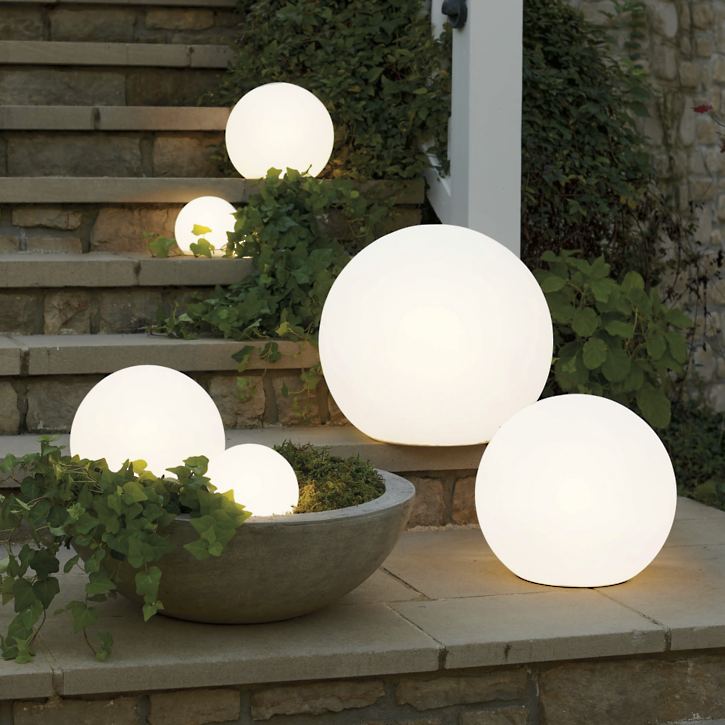 Oplaadbare LED Tuinbol met Afstandsbediening 16 Kleuren Sfeerverlichting voor Tuin Terras en Outdoor Decoratie | Sansoti