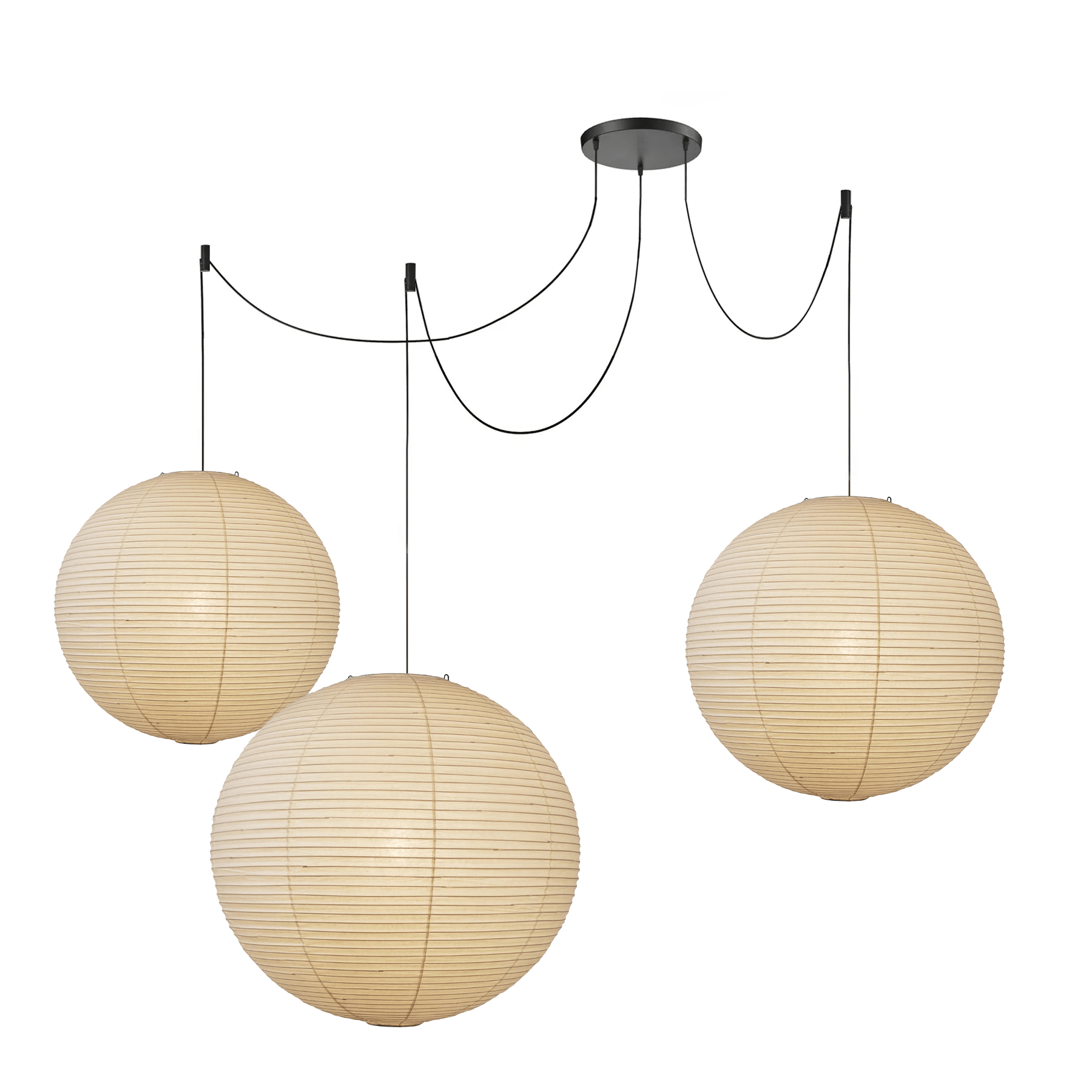 Japanse Mulberry Paper Hanglamp — Handgemaakte Washi Lampenkap Bol Sfeerverlichting | Sansoti