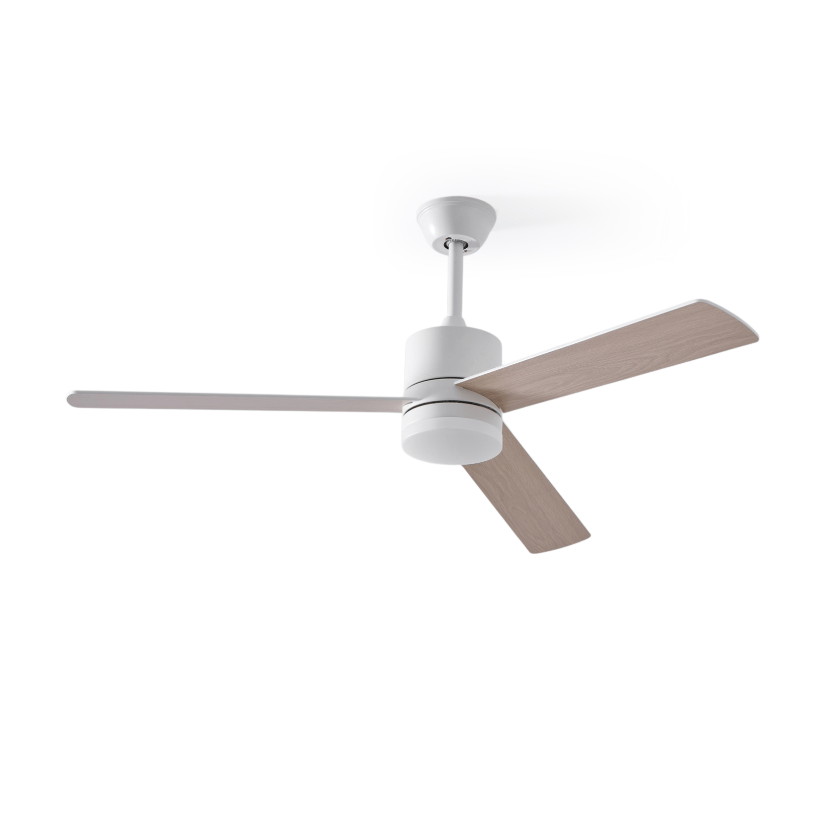 Plafondventilator met LED-verlichting Ø132 cm - 6 snelheden met afstandsbediening - energiezuinig design voor slaapkamer en woonkamer | Sansoti