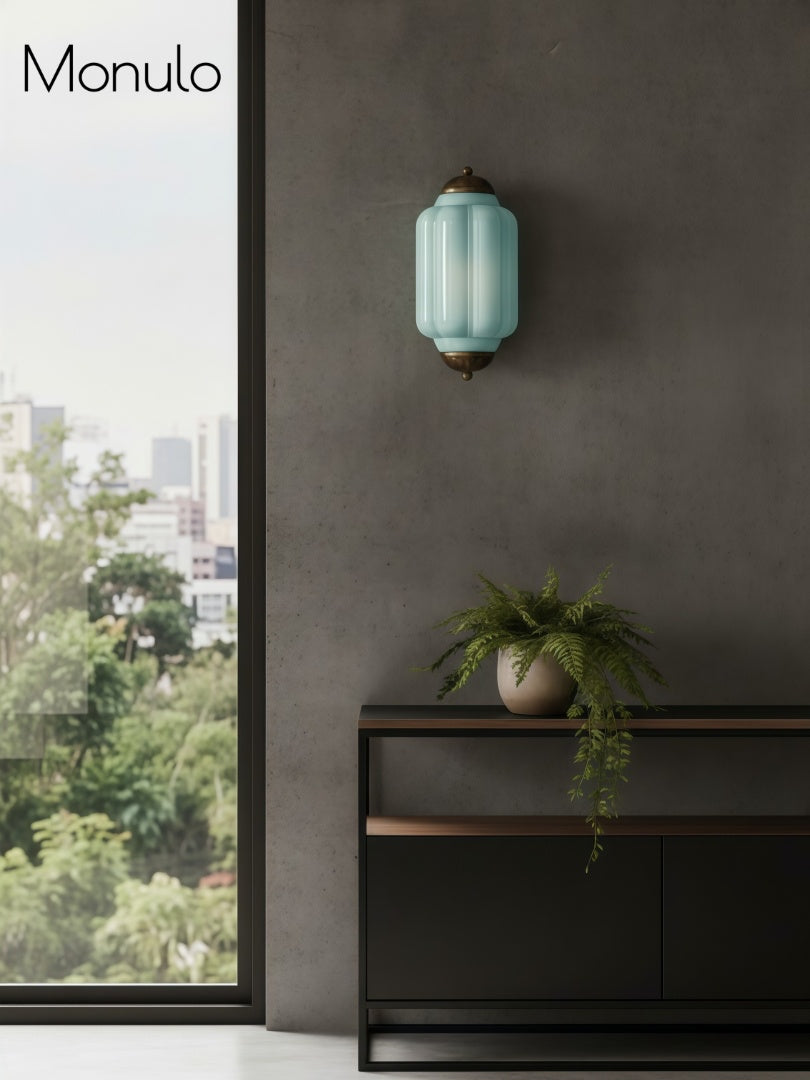 Wandlamp Melkglas voor Slaapkamer Gang Scandinavische Stijl | Sansoti