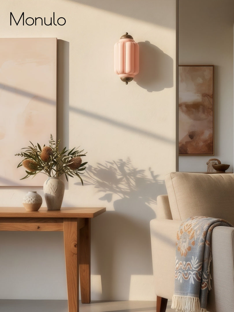 Wandlamp Melkglas voor Slaapkamer Gang Scandinavische Stijl | Sansoti