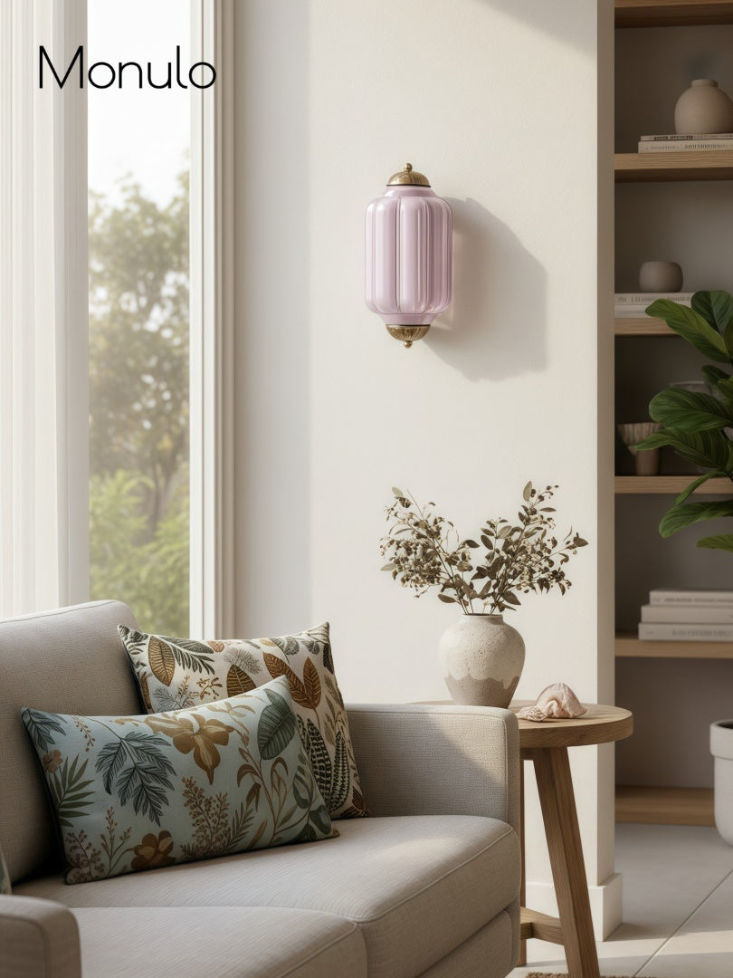 Wandlamp Melkglas voor Slaapkamer Gang Scandinavische Stijl | Sansoti