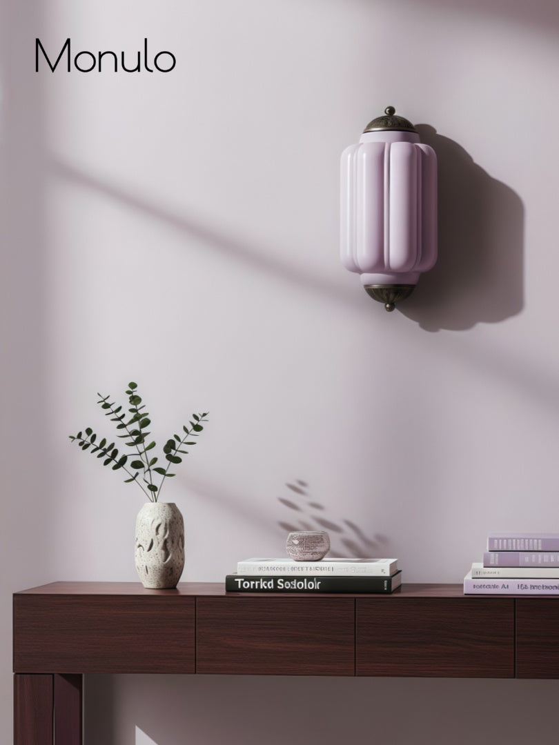 Wandlamp Melkglas voor Slaapkamer Gang Scandinavische Stijl | Sansoti