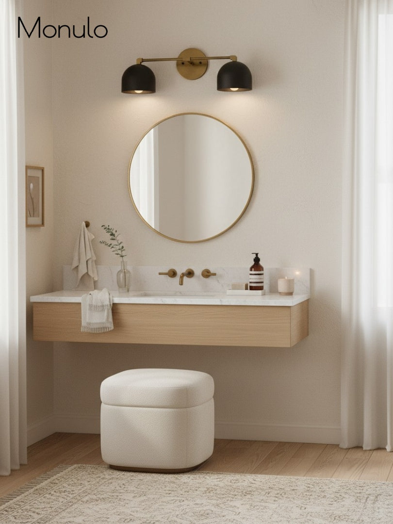 Wandlamp Koepelscherm Mid-Century Retro Design Badkamer Gang | Sansoti