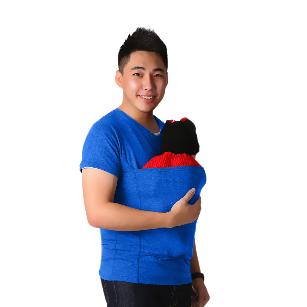 Draagshirt Baby Elastisch Kangoeroe Ouders Pasgeboren Huidcontact Nieuw | Sansoti