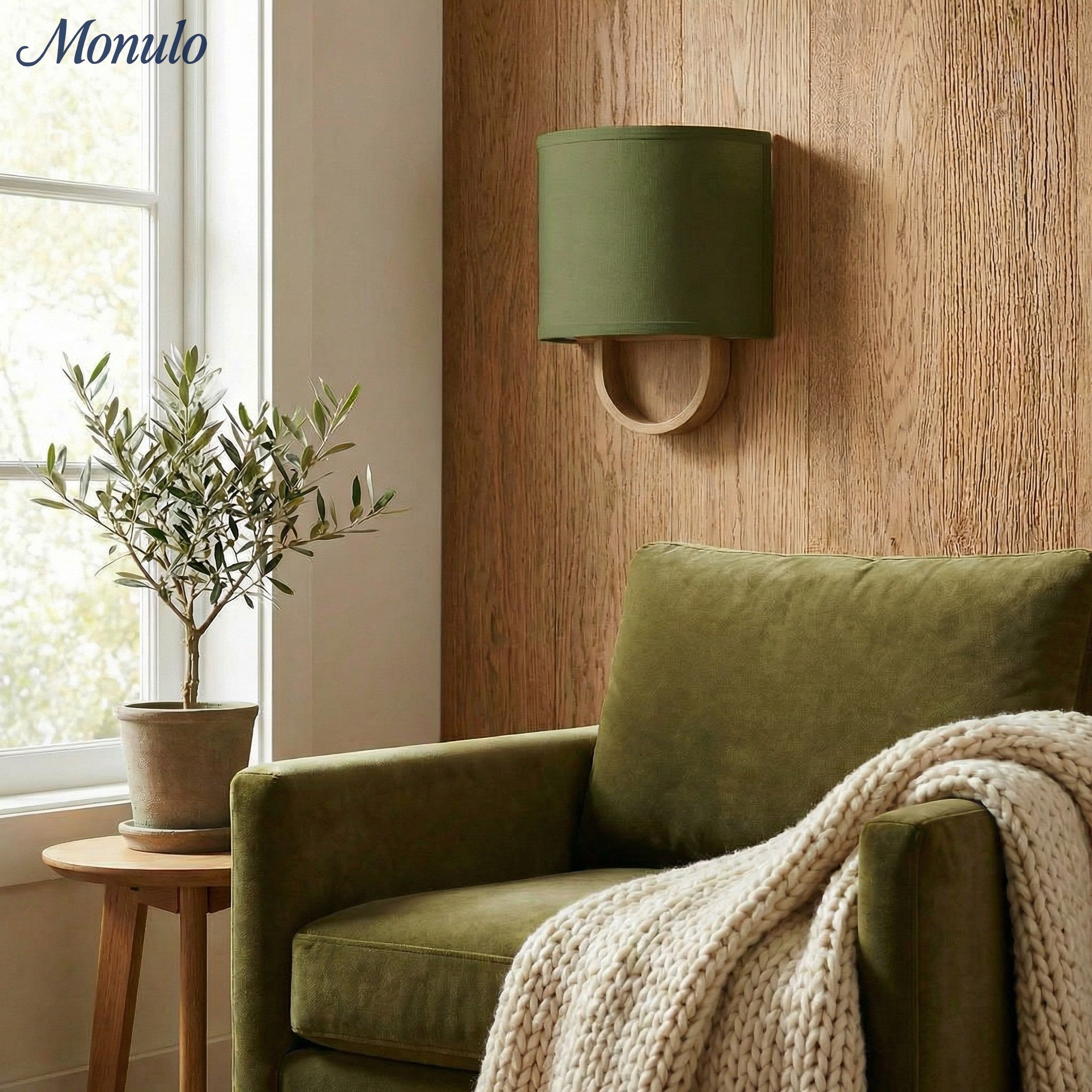 Wandlamp Stoffen Kap – Moderne Slaapkamer Wandverlichting voor Sfeervolle Ambiance | Sansoti