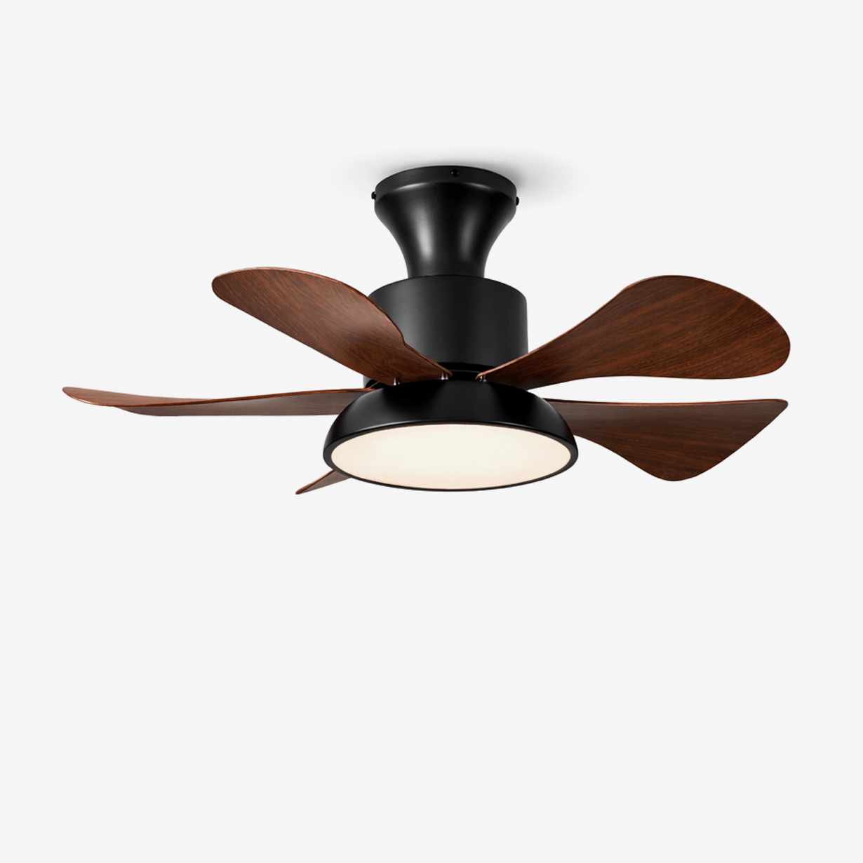 Archer Plafondventilator met Verlichting 70cm Ø | 6-Snelheden Afstandsbediening DC Motor | Sansoti