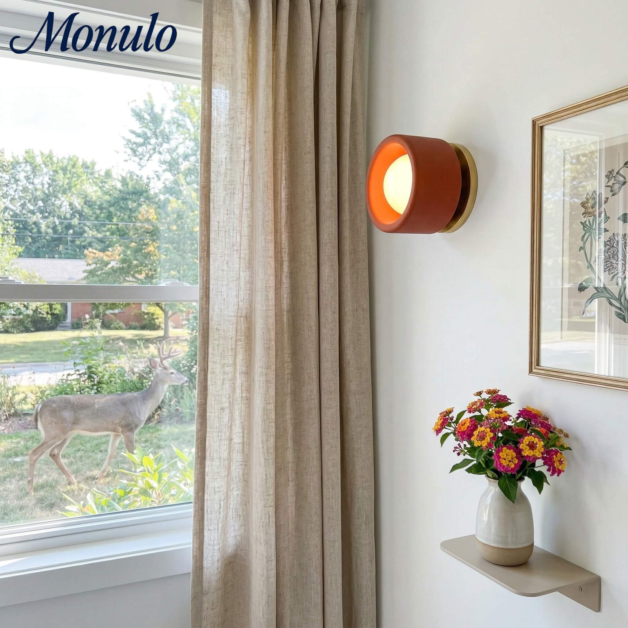 Keramische Draaibare Wandlamp | Sansoti