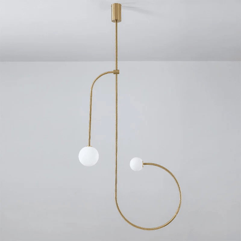 Mobiel Plafondlamp met Glazen Bollen – Modern Messing of Zwart Design – 9 Configuraties – G9 & G4 Fitting | Sansoti