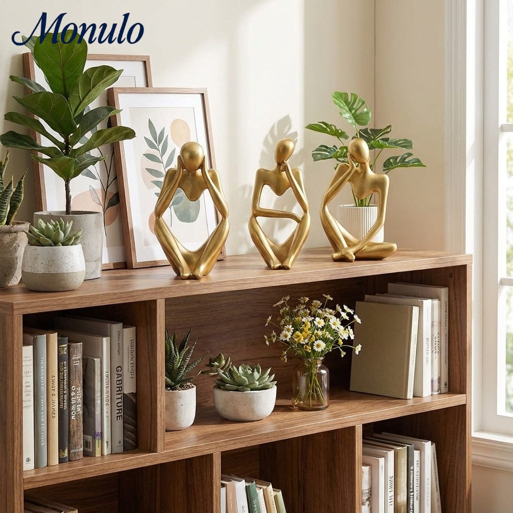 Geometrische Hondenbeeldje van IJzer – Minimalistisch Decoratief Sculptuur voor Bureau | Sansoti