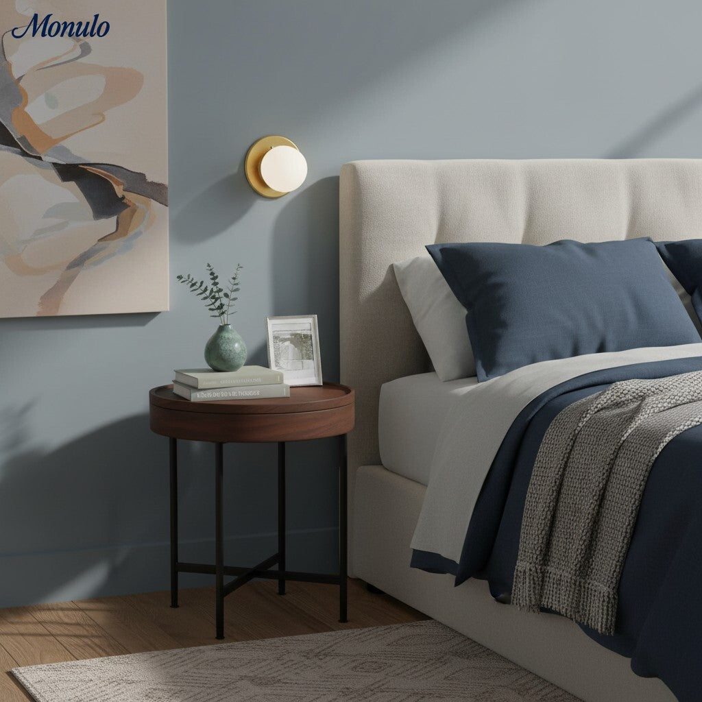 Opaal Glazen Wandlamp & Plafondlamp Dubbelfunctie Modern Design Messing | Sansoti